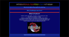 Desktop Screenshot of freeformcrochet.com